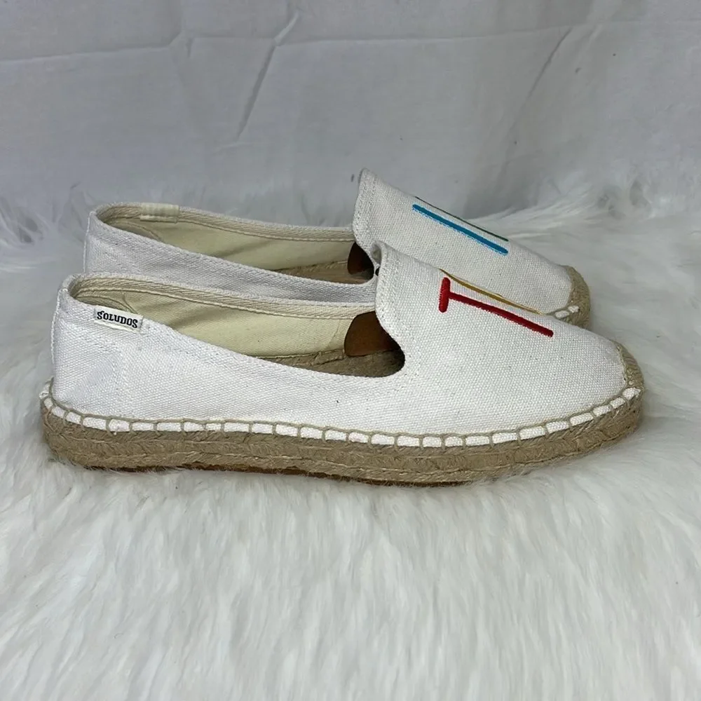 Anthropologie Soludos X‎ Ashcan NWOT TG/IF Embroidered Espadrilles